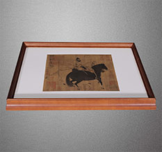 睢县书画装裱配框服务案例